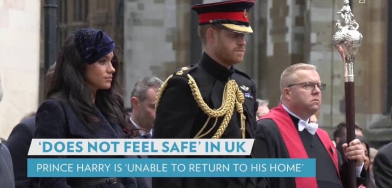 GBNews reporting Harry and Megan moving back to the UK