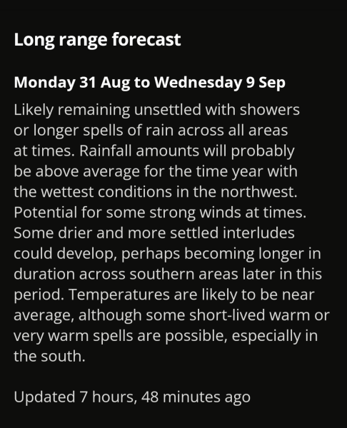 It’s over tomorrow, the heat is over for another year