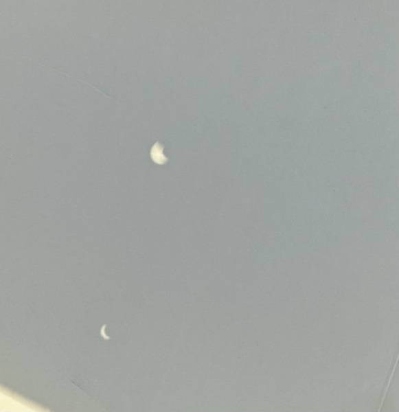 Solar eclipse this evening.