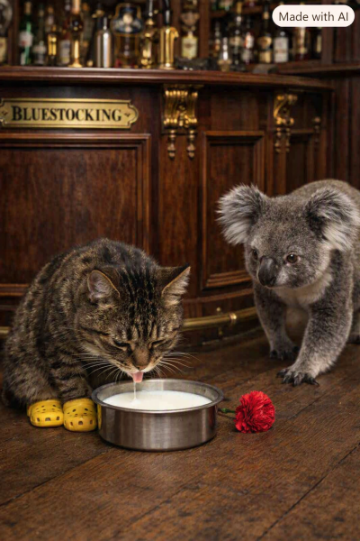 The Bluestocking Women's Pub, in which we wait excitedly for the next instalment of Gosie's adventures. Gosie, Glass and the Gerbils' Dilemma.
