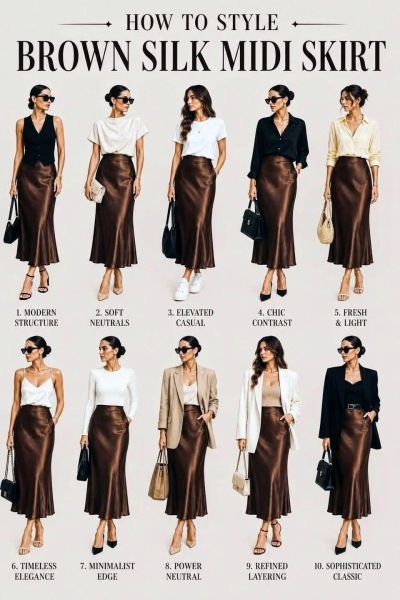 Can I wear trainers with sheer tights and a silk midi skirt?