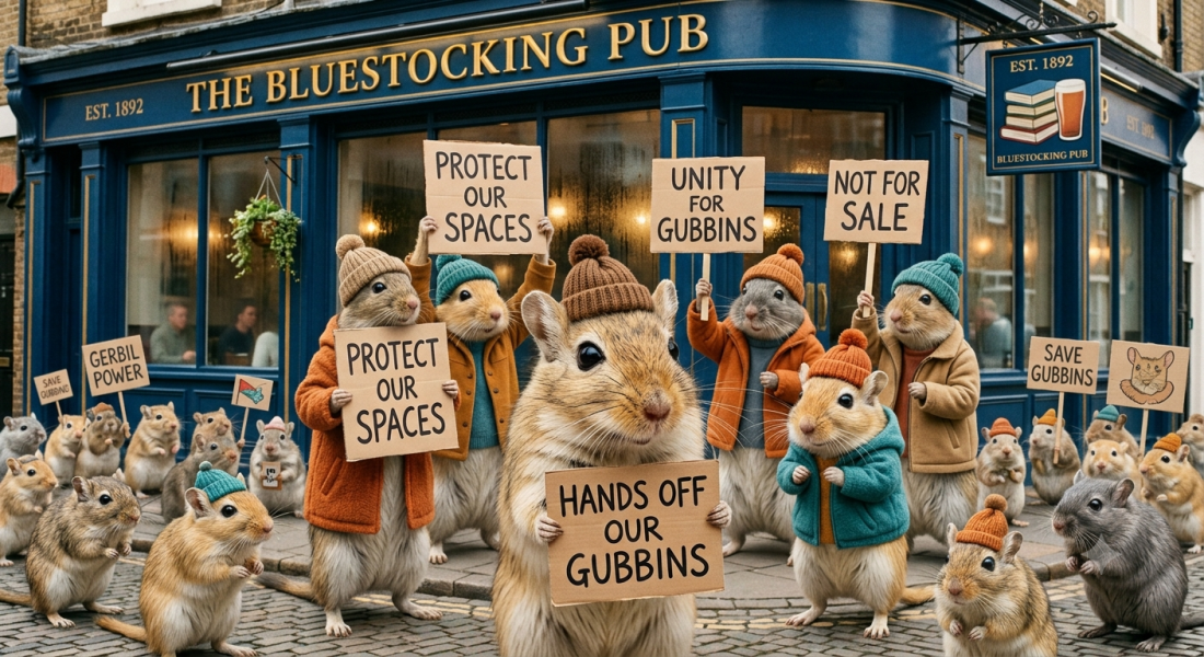 The Bluestocking Women's Pub, in which Gosie returns to the trail