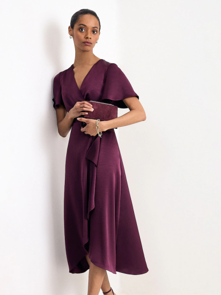 Looking for a colourful structured wedding dress that still feels bridal