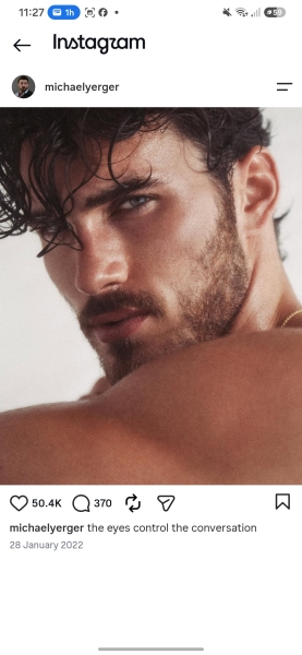 The most beautiful man ever ….
