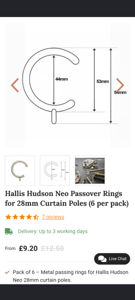 Confused about curtain pole sizing