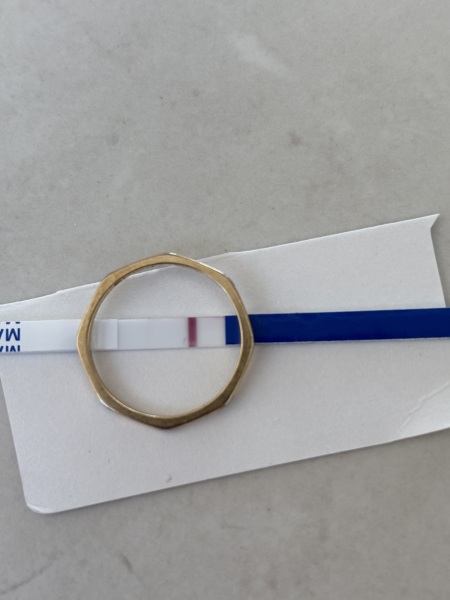 Can anyone else see a faint line on this test?