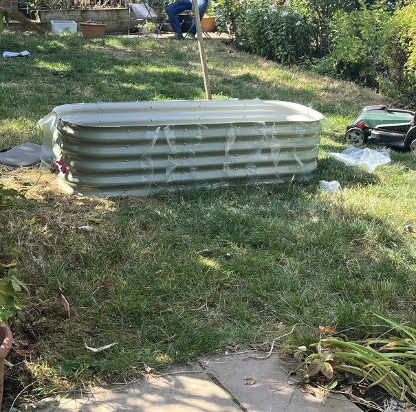 Raised beds for vegetables