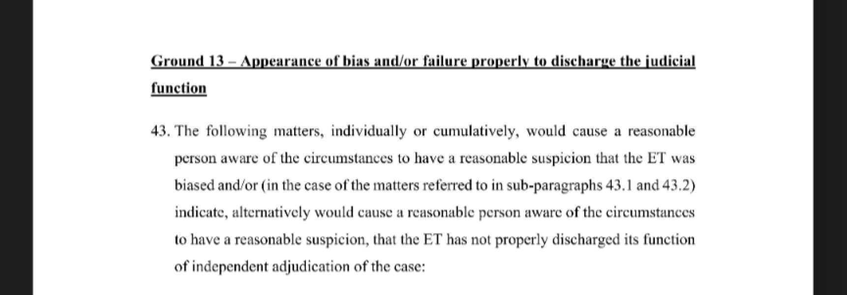 Sandie Peggie vs NHS Fife Health Board and Dr Beth Upton, following Employment Tribunal judgment - thread #62