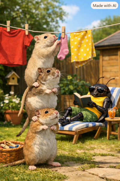 The Bluestocking Women's Pub, in which we wait excitedly for the next instalment of Gosie's adventures. Gosie, Glass and the Gerbils' Dilemma.