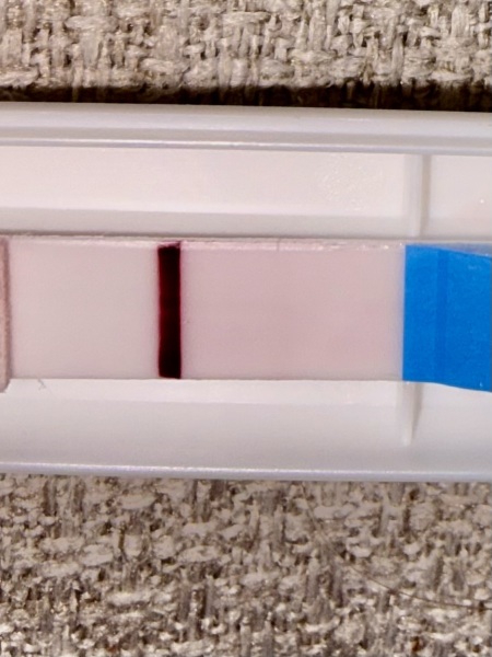 Faint positive or evap line?