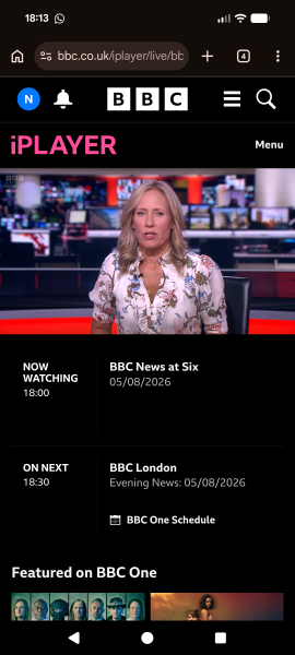 Sophie Raworth dress News at 6 5th August