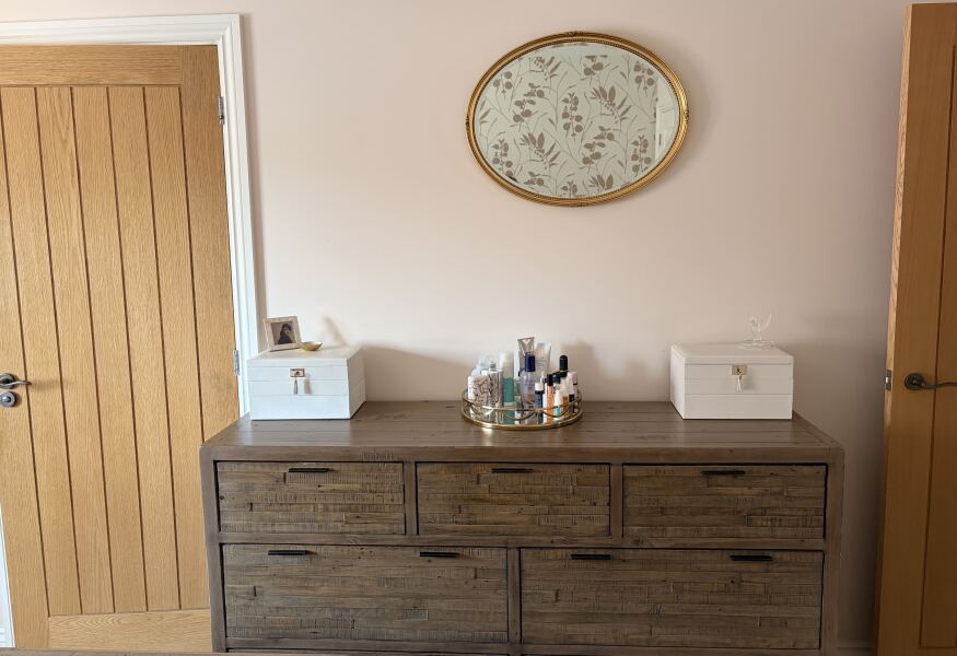 Decided some aspects of my bedroom look awful. What are your thoughts on these potential tweaks? Pics attached