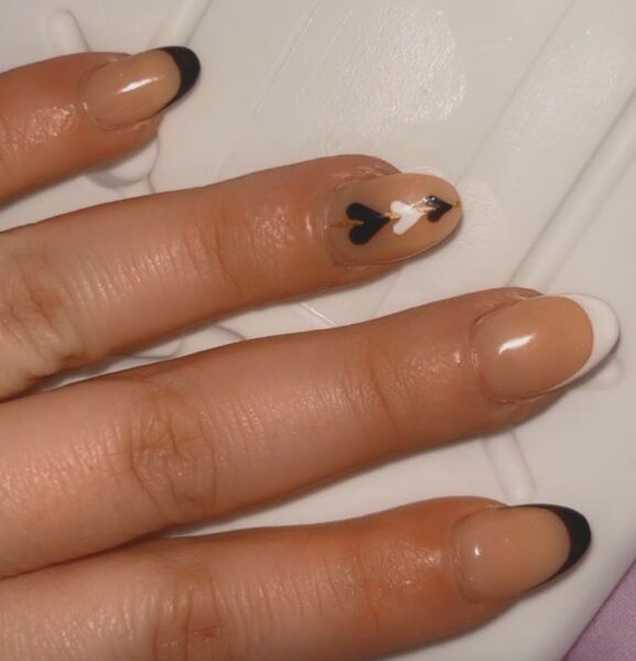 Reaction to nail extensions