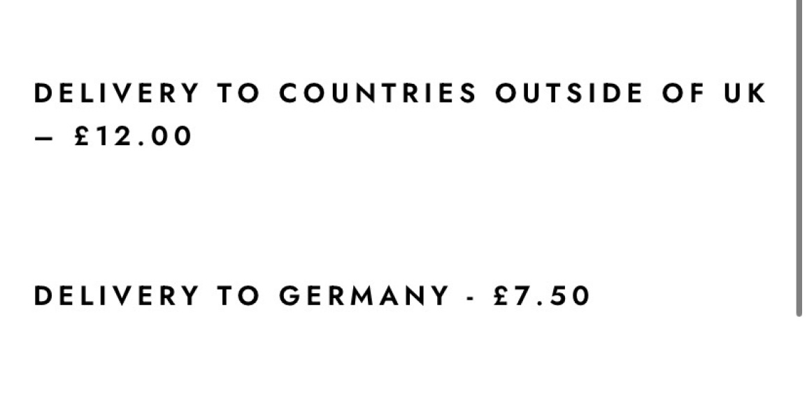 Ordering from UK websites