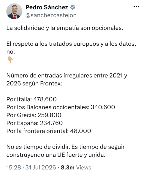 AIBU to be deeply concerned about the recent influx of 30k+ undocumented arrivals in Spain?