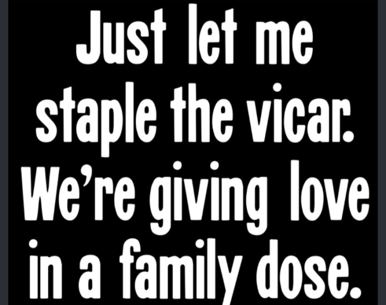 Omg I shagged the vicar