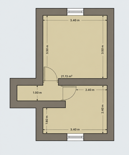 Splitting one bedroom into two? Floorplan help.