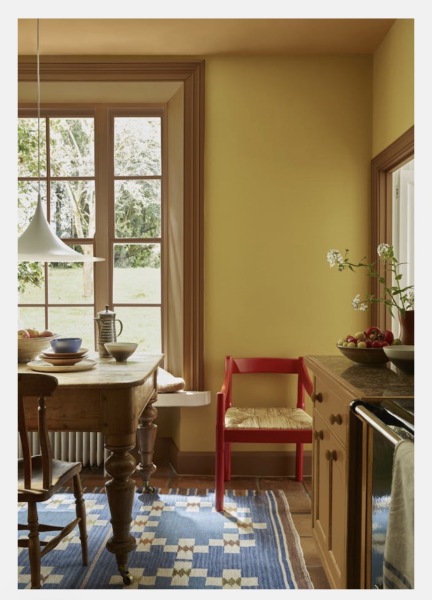 Lovely yellow paint?
