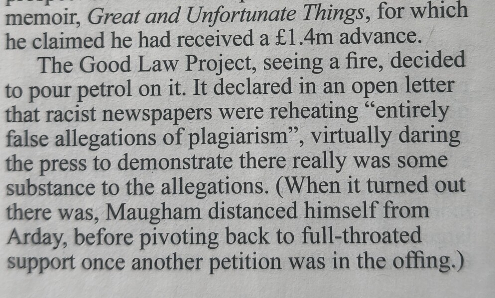 Our friends at the Good Law Project