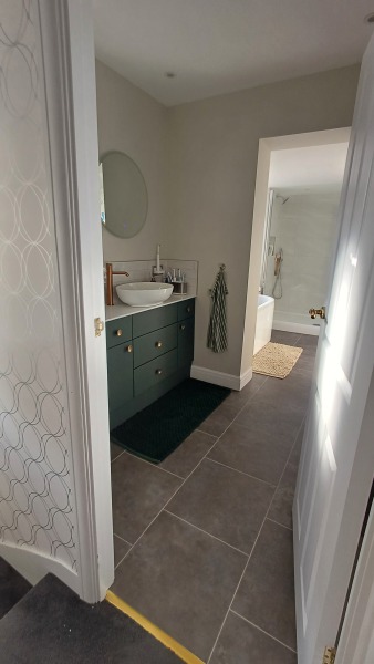 What flooring do you have in your bathroom? Is tile then only real option?