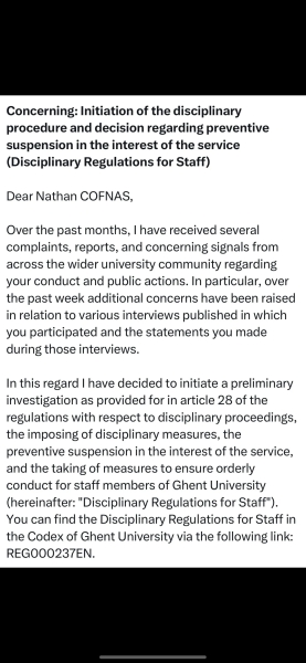To think 'academic freedom' and whistleblower punishment are misused in those protesting the suspension of Nathan Cofnas