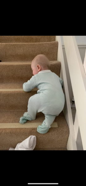 How can I make carpeted stairs safer after two serious falls?