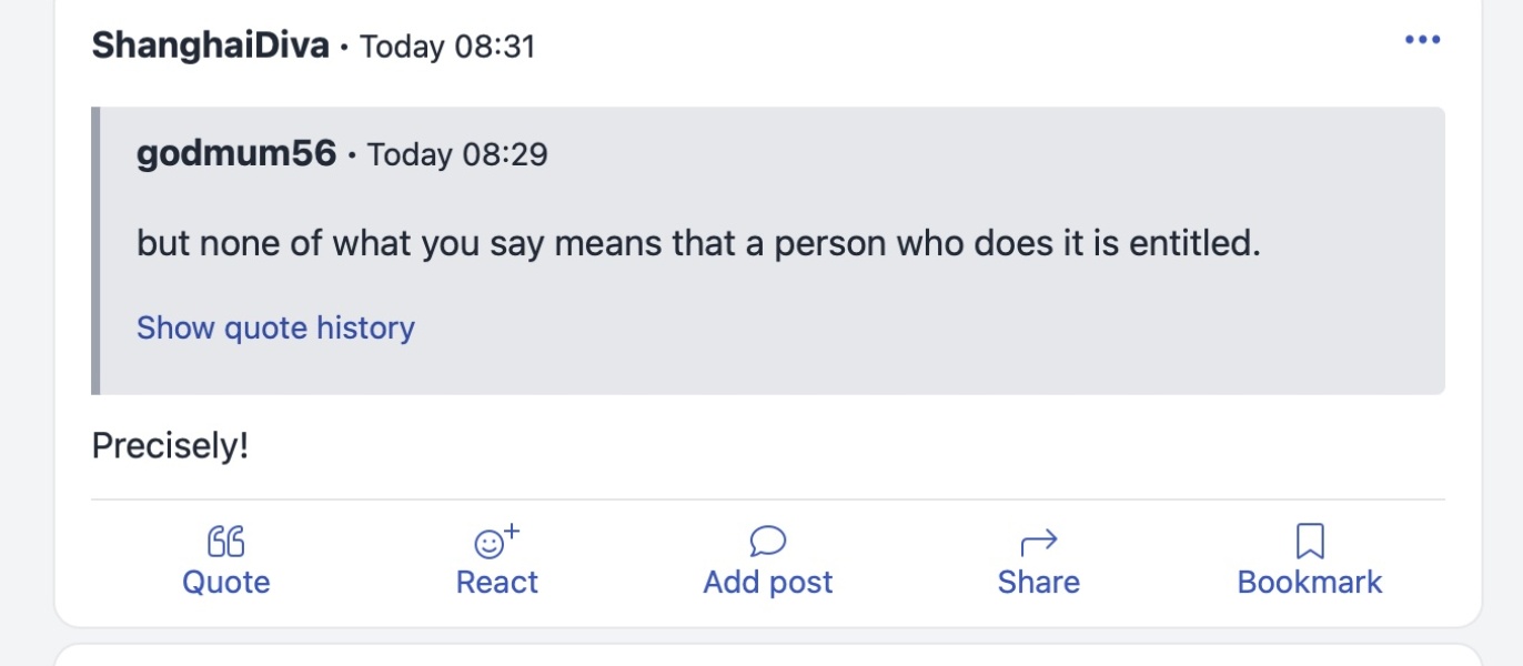To find this entitled?