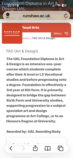 Dd unsure about her chosen course