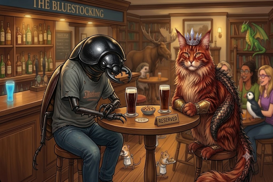 The Bluestocking Women's Pub, in which Gosie returns to the trail