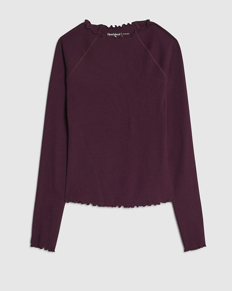 Tops with texture fabric