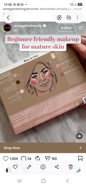 Mature skin make up box