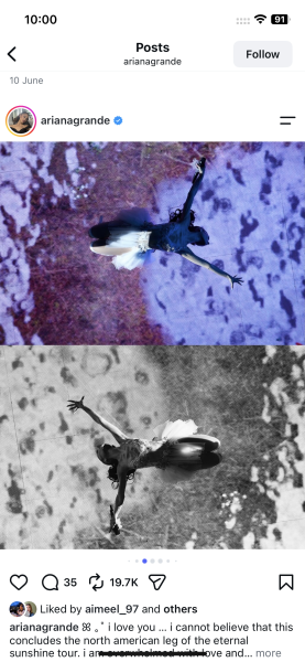Should Ariana/her team be posting images like these ?