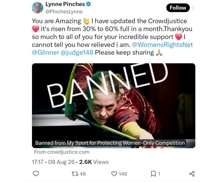 Lynne Pinches still being victimised by Ultimate Pool