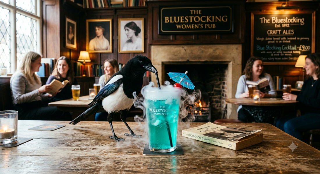 The Bluestocking Women's Pub, in which Gosie returns to the trail