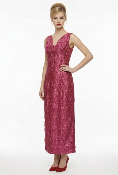 Looking for a colourful structured wedding dress that still feels bridal