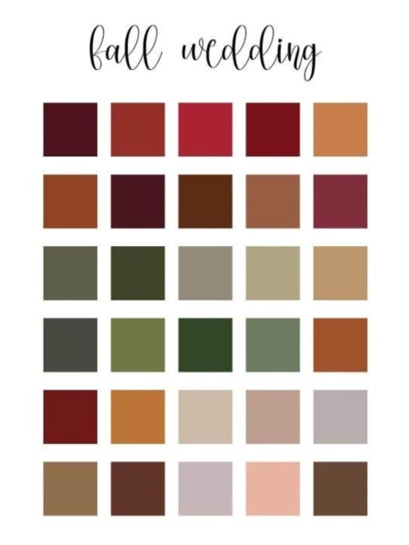 To expect everyone at my wedding to stick to the colour scheme?