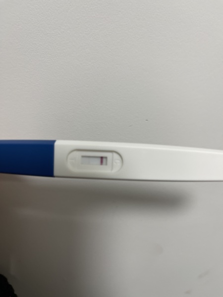 Faint line on pregnancy test after an hour, evap or positive?