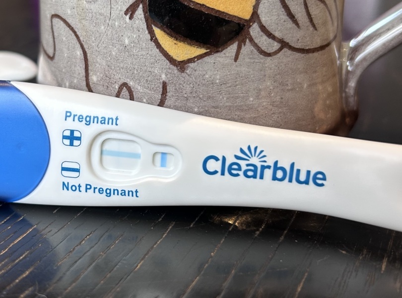 Faint positive or evap line