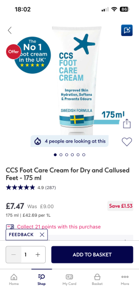 Foot products