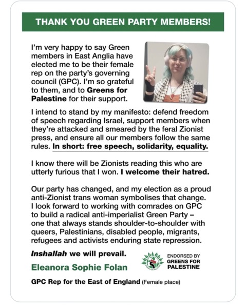 The Green Party and the word ‘female’