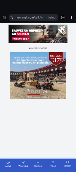 Full-screen ads missing a close button and blocking the page