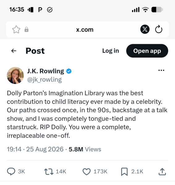 On The Sad Passing of Dolly Parton