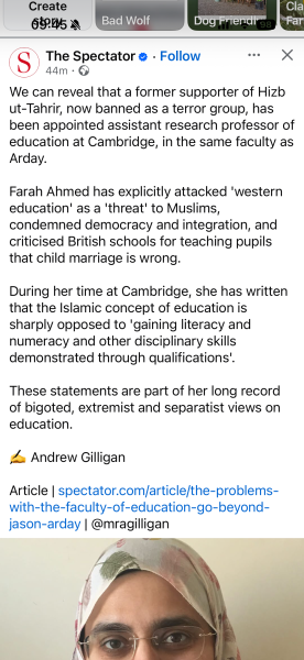 Jason Arday, Cambridge Plagiarist, thread two
