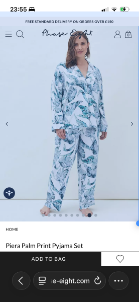 Phase Eight cotton pyjamas are a lovely bargain and gift idea