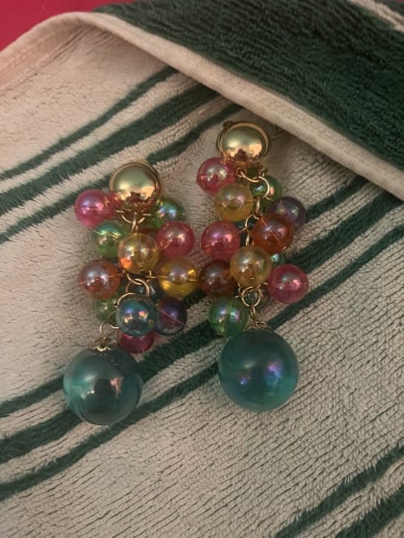 Fun dress to go with these earrings