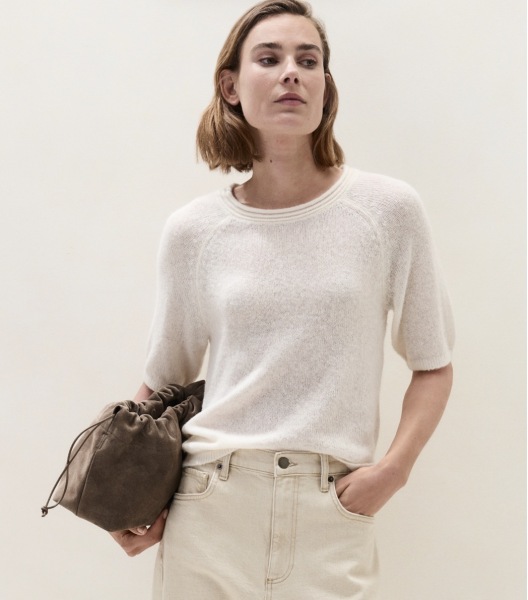 Tops with texture fabric
