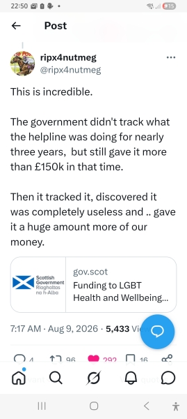 So this looks like Scot Gov has gone tits up again