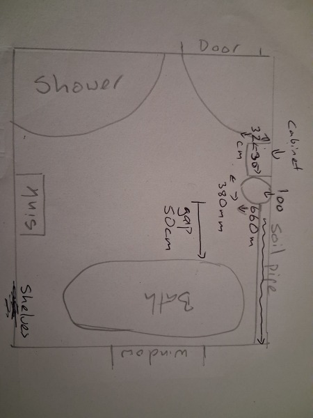 Would you replace a poorly fitting toilet or move the soil pipe?