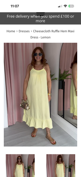 Recommendations for flattering cotton or linen holiday dresses