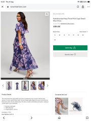 Search for a cape sleeved dress